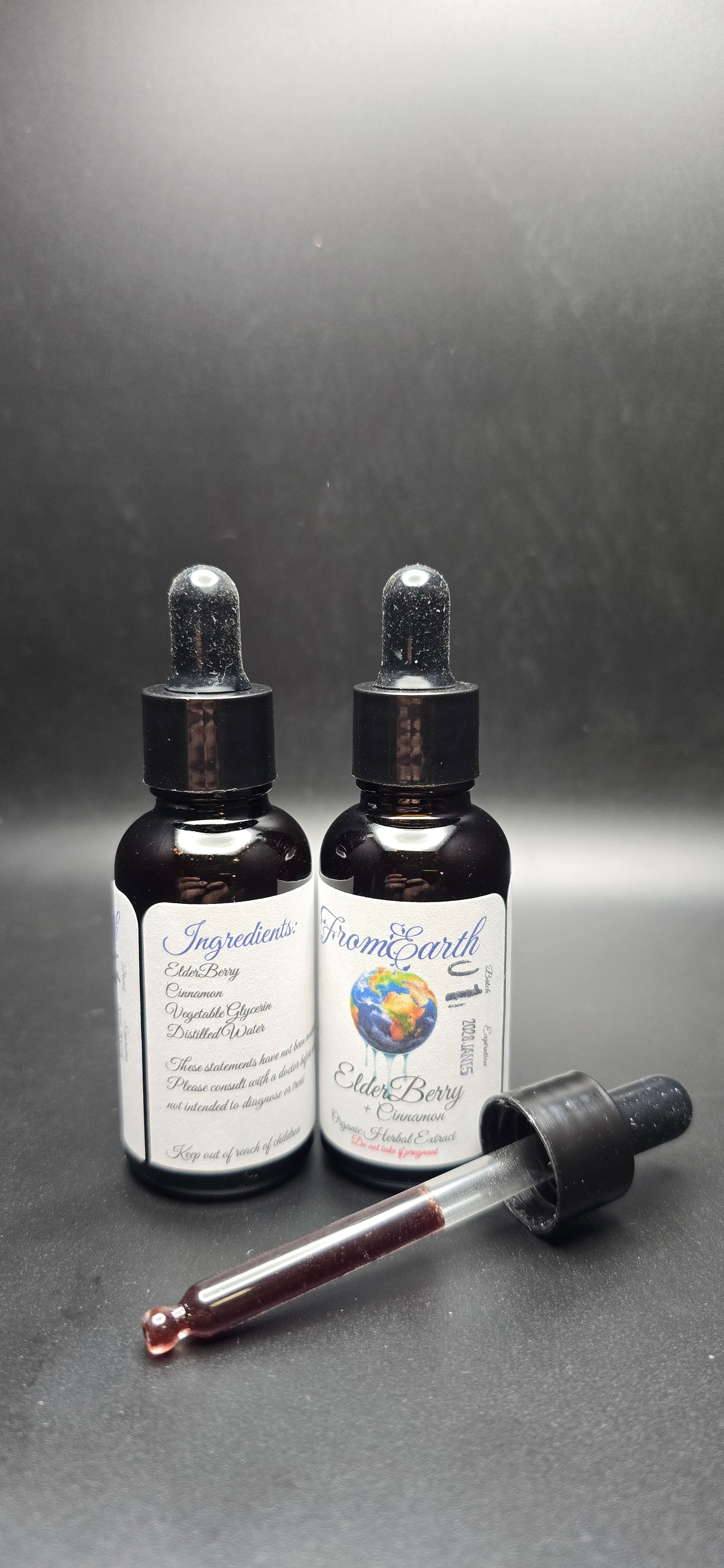 Elderberry + cinnamon