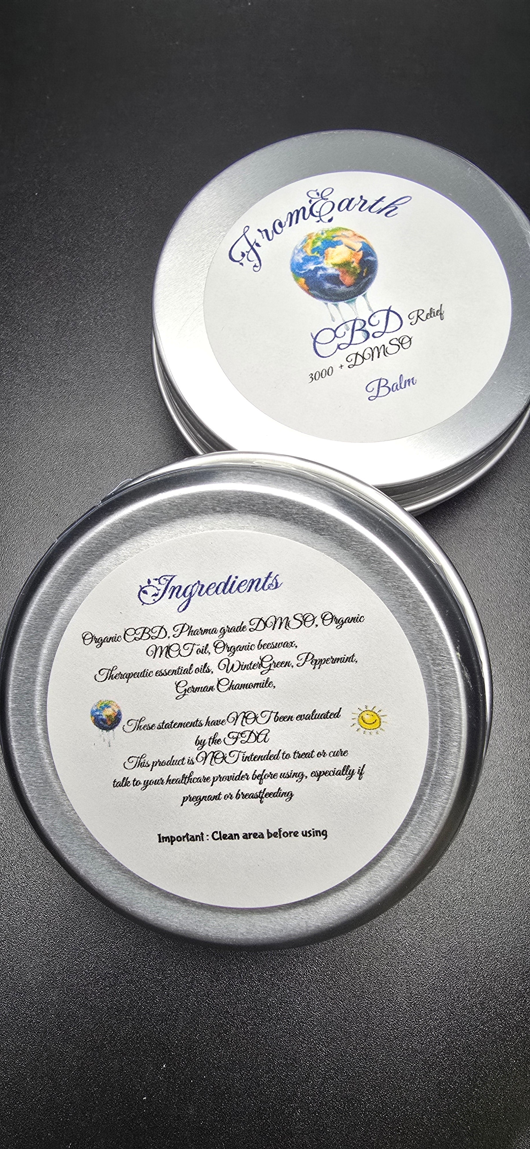 CBD Relief 3000 + DMSO (tin)